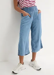 Pantaloni culotte con cinta comoda alta, bonprix