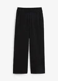 Pantaloni in punto di Roma con fascia comoda in vita, bonprix