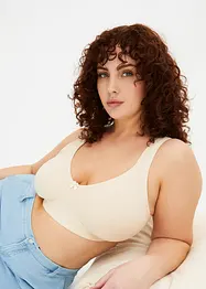 Reggiseno t-shirt minimizer senza ferretto con cotone biologico (pacco da 2), bonprix