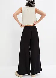 Pantaloni con spacco in viscosa, bonprix