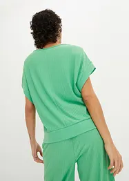 Maglia a coste con maniche a pipistrello, bonprix