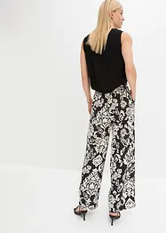 Pantaloni a palazzo con cinta comoda, bonprix