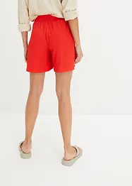 Shorts in jersey operato con cinta comoda a vita alta, bonprix