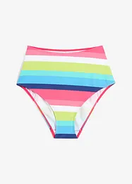 Slip a vita alta per bikini in poliammide riciclata, bpc bonprix collection