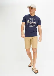 T-shirt con scollo a V in puro cotone, bonprix