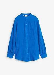 Camicia lunga in mussola di cotone, bonprix
