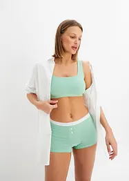 Reggiseno bustier con cotone biologico (pacco da 3), bonprix