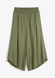 Pantaloni culotte al polpaccio in viscosa, bonprix
