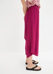 Pantaloni culotte al polpaccio in viscosa, bonprix