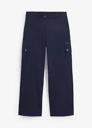 Pantaloni cargo in cotone, vita media, bonprix