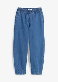 Mom jeans con cinta comoda, vita alta, bonprix