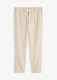 Pantaloni effetto lino, bonprix