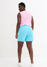 Shorts sportivi con cinta smock, ad asciugatura rapida, bonprix