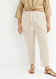 Pantaloni effetto lino, bonprix