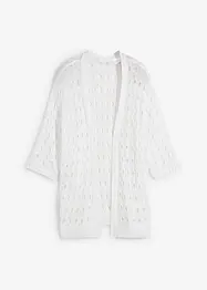 Cardigan traforato con lurex, bonprix