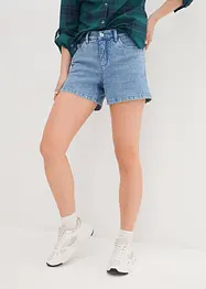 Shorts di jeans a righe, a vita media, John Baner JEANSWEAR