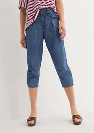 Jeans a pinocchietto wide leg, a vita media, John Baner JEANSWEAR