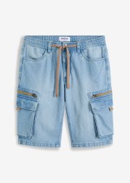 Bermuda di jeans con tasche cargo, regular fit, John Baner JEANSWEAR