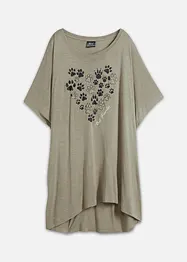 Maxi maglia con stampa in qualità leggera, bonprix