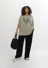 Maxi maglia con stampa in qualità leggera, bonprix