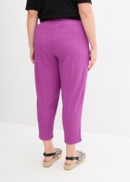 Pantaloni larghi cropped in jersey crêpe, bpc bonprix collection