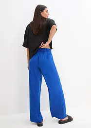 Pantaloni con effetto operato e cinta comoda, bonprix