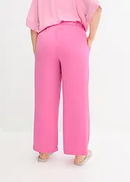 Pantaloni con effetto operato e cinta comoda, bonprix