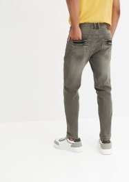 Jeans elasticizzati regular fit, tapered, bonprix