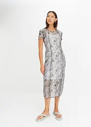 Abito midi in mesh, bonprix