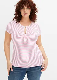 Maglia a righe con cut-out, bonprix