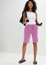 Shorts in felpa con cinta comoda e tasche, bonprix