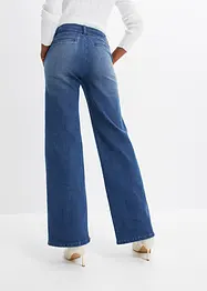 Jeans con bottoni decorativi, wide leg, bonprix