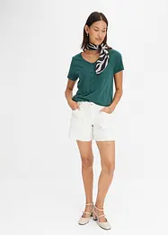 T-shirt con bottoni, bonprix