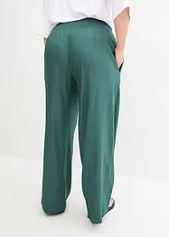 Pantaloni con elastico in vita in viscosa crêpe fluente, bonprix