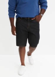 Bermuda in jeans con cinta elasticizzata ai lati, clasic fit, bonprix