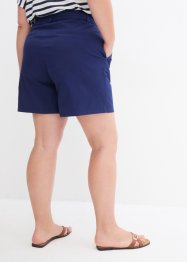 Shorts in twill a vita alta, bpc bonprix collection