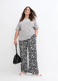 Pantaloni a palazzo con cinta comoda, bonprix