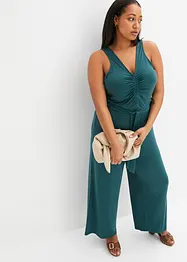Tuta elegante in jersey con arricciatura, bonprix