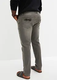 Jeans elasticizzati regular fit, tapered, bonprix