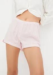 Pantaloni pigiama corti leggeri in seersucker, bonprix