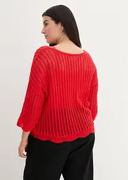 Maglione traforato, bonprix