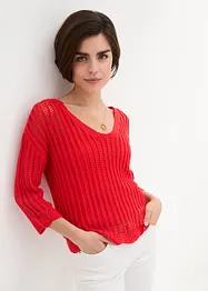 Maglione traforato, bonprix