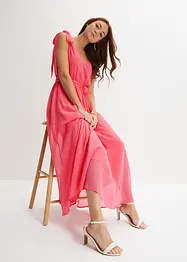 Abito in chiffon con fiocchi, bonprix