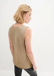 Top in satin fluente, bonprix