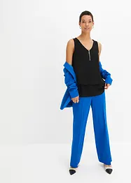 Top in viscosa con cerniera, bonprix