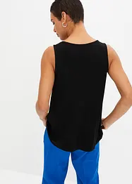 Top in viscosa con cerniera, bonprix