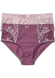 Slip modellante con ricami (pacco da 2), bonprix