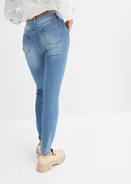 Jeans skinny cropped, vita media, bonprix