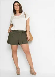 Maglia con pizzo, bonprix