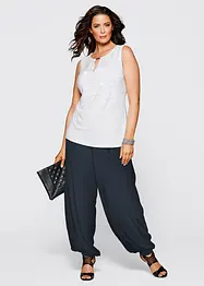 Pantaloni a palazzo in viscosa fluente, bonprix